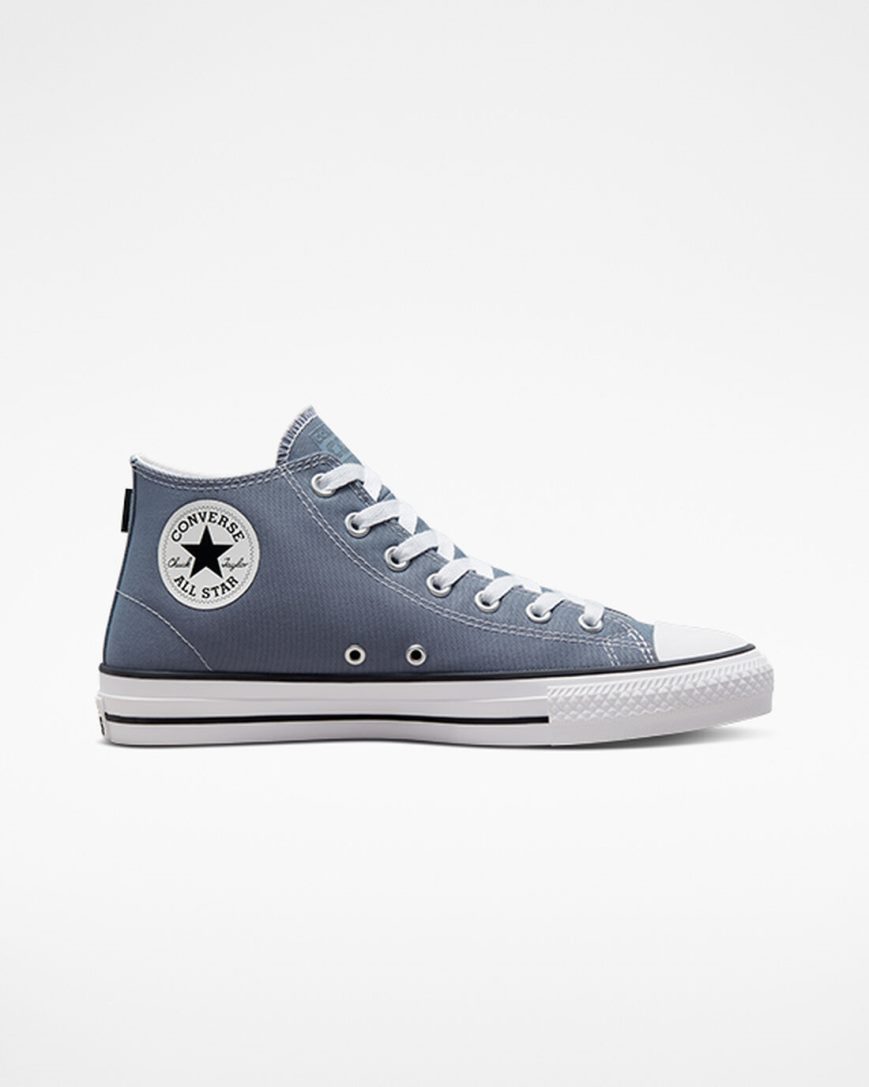 Zapatillas Skate Converse CONS Chuck Taylor All Star Pro Hombre Gris Blancas Negras | PE 5P78WL